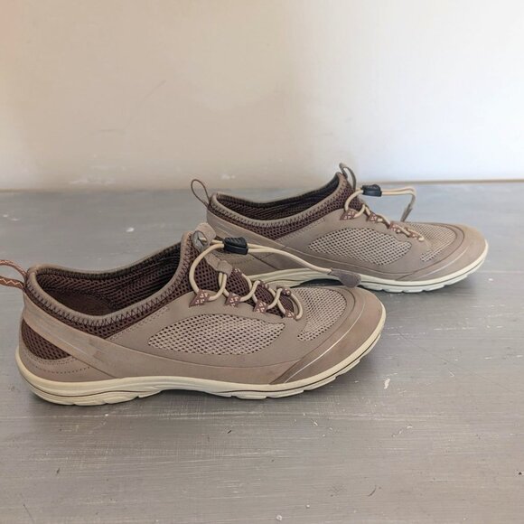 ECCO Arizona Dusty Taupe Purple Mesh Sneakers Women's Shoes Sz 36 EUR - Picture 1 of 10
